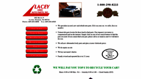 What Laceyusedautopartsinc.com website looked like in 2020 (4 years ago)