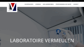 What Laboratoire-vermeulen.com website looked like in 2020 (4 years ago)