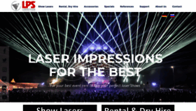 What Lps-laser.com website looked like in 2020 (3 years ago)