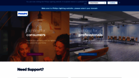 What Lighting.philips.co.in website looked like in 2020 (4 years ago)