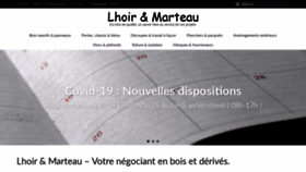 What Lhoiretmarteau.be website looked like in 2020 (4 years ago)