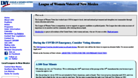 What Lwvnm.org website looked like in 2020 (4 years ago)