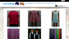 What Lucyclothing.com.au website looked like in 2020 (4 years ago)