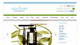 What Luckyscent.com website looked like in 2020 (4 years ago)