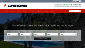 What Lopessimoveis.com.br website looked like in 2020 (4 years ago)