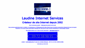 What Laudine.fr website looked like in 2020 (4 years ago)