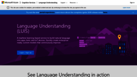 What Luis.ai website looked like in 2020 (5 years ago)