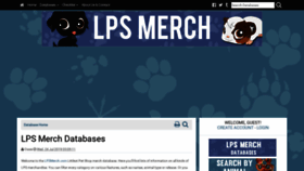 What Lpsmerch.com website looked like in 2020 (4 years ago)