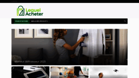 What Lequelacheter.com website looked like in 2020 (4 years ago)