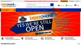 What Lightonline.com.au website looked like in 2020 (3 years ago)