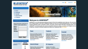 What Lexntech.com website looked like in 2020 (3 years ago)