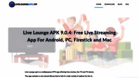 What Liveloungeapk.vip website looked like in 2020 (3 years ago)