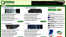 What Lifedata.vn website looked like in 2020 (3 years ago)