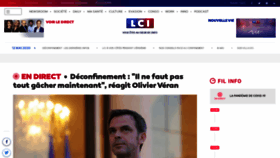 What Lci.fr website looked like in 2020 (3 years ago)