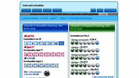 What Lotto-und-lottozahlen.de website looked like in 2020 (4 years ago)
