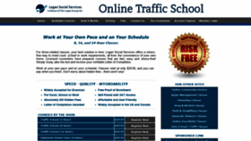 What Logantrafficschool.com website looked like in 2020 (3 years ago)