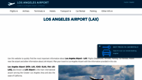 What Los-angeles-airport.com website looked like in 2020 (3 years ago)