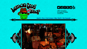 What Lemonfrogshop.com website looked like in 2020 (3 years ago)