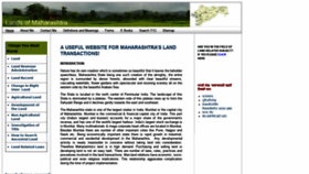 What Landsofmaharashtra.com website looked like in 2020 (4 years ago)