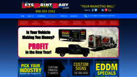 What Letsprintbaby.com website looked like in 2020 (3 years ago)