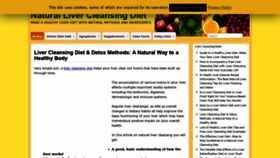 What Livercleansing-diet.org website looked like in 2020 (3 years ago)