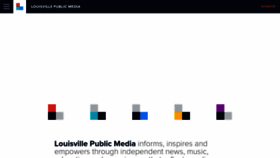 What Louisvillepublicmedia.org website looked like in 2020 (3 years ago)