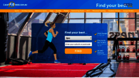 What Localfitness.com.au website looked like in 2020 (3 years ago)