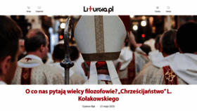 What Liturgia.pl website looked like in 2020 (3 years ago)