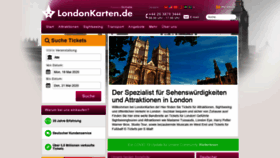 What Londonkarten.de website looked like in 2020 (3 years ago)