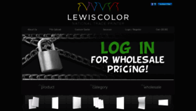 What Lewiscolor.com website looked like in 2020 (3 years ago)