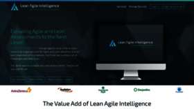 What Leanagileintelligence.com website looked like in 2020 (4 years ago)