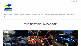 What Lanzaroteinformation.com website looked like in 2020 (3 years ago)