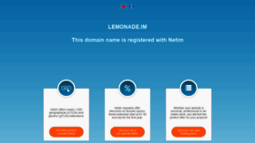 What Lemonade.im website looked like in 2020 (4 years ago)