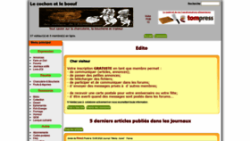 What Lecochonetleboeuf.fr website looked like in 2020 (3 years ago)