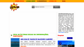 What Litoraldesantacatarina.com website looked like in 2020 (3 years ago)