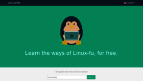 What Linuxjourney.com website looked like in 2020 (3 years ago)