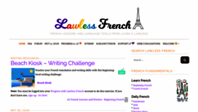 What Lawlessfrench.com website looked like in 2020 (3 years ago)