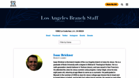 What La.jewsforjesus.org website looked like in 2020 (4 years ago)