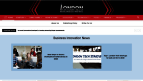 What Londonbusinessnews.com website looked like in 2020 (3 years ago)