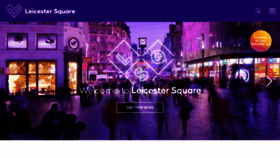 What Leicestersquare.london website looked like in 2020 (3 years ago)