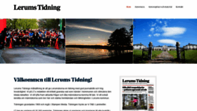 What Lerumstidning.se website looked like in 2020 (3 years ago)