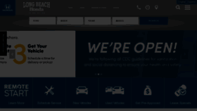 What Longbeachhonda.com website looked like in 2020 (3 years ago)