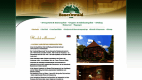 What Landhotel-bauernwald.de website looked like in 2020 (3 years ago)