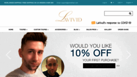 What Lavividhair.com website looked like in 2020 (3 years ago)