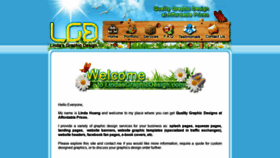 What Lindasgraphicdesign.com website looked like in 2020 (3 years ago)