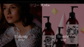 What Laiamartinmakeup.com website looked like in 2020 (5 years ago)