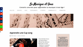 What La-musique-et-vous.com website looked like in 2020 (3 years ago)