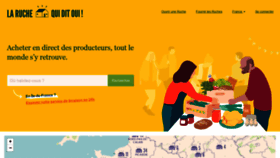 What Laruchequiditoui.fr website looked like in 2020 (3 years ago)