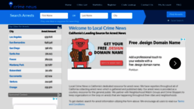 What Localcrimenews.com website looked like in 2020 (3 years ago)