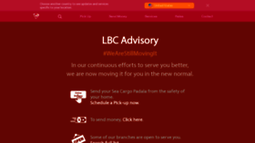 What Lbcexpress.com website looked like in 2020 (3 years ago)